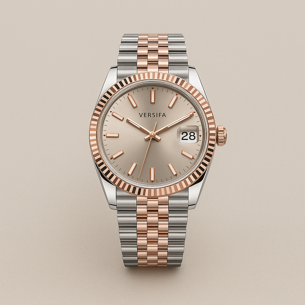 Watch Versifa Watch Champagne Steel Elite