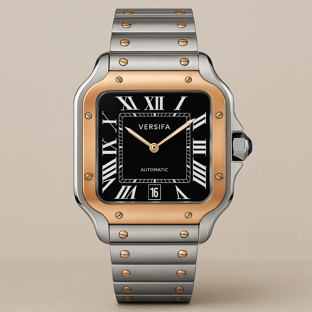 Watch Versifa Watch Gold Steel Elite