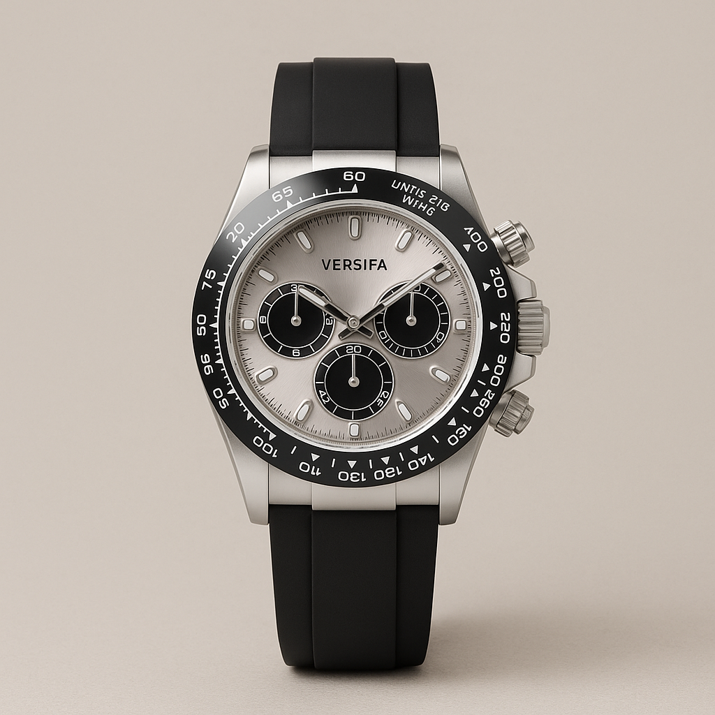 Watch Versifa Watch Black Rubber Line