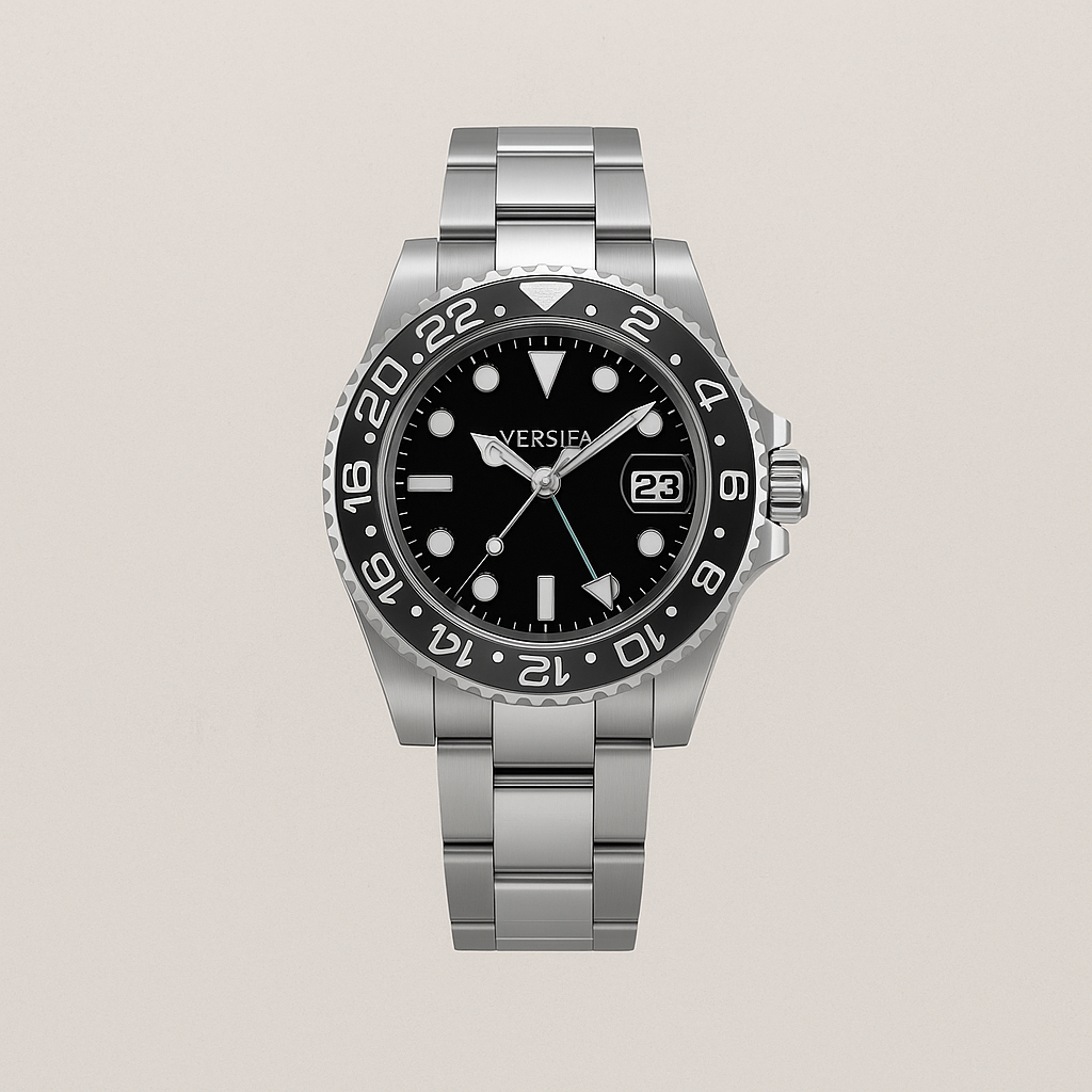 Watch Versifa Watch Black Steel Studio