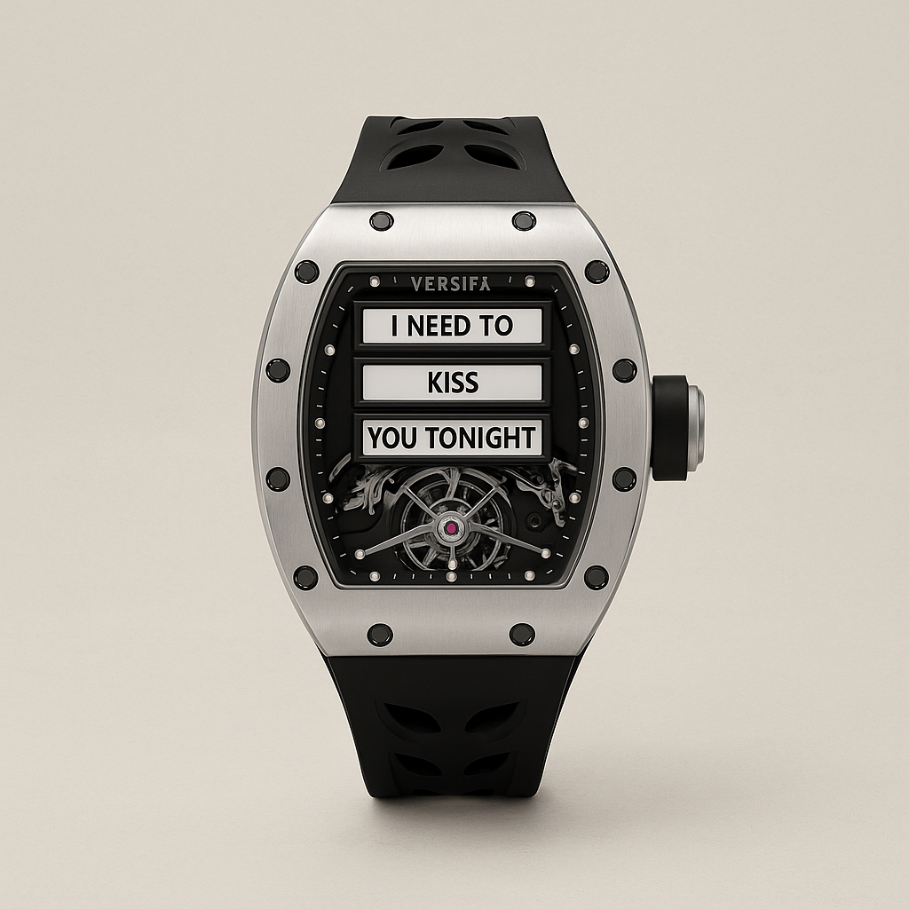 Watch Versifa Watch Black Titanium Studio