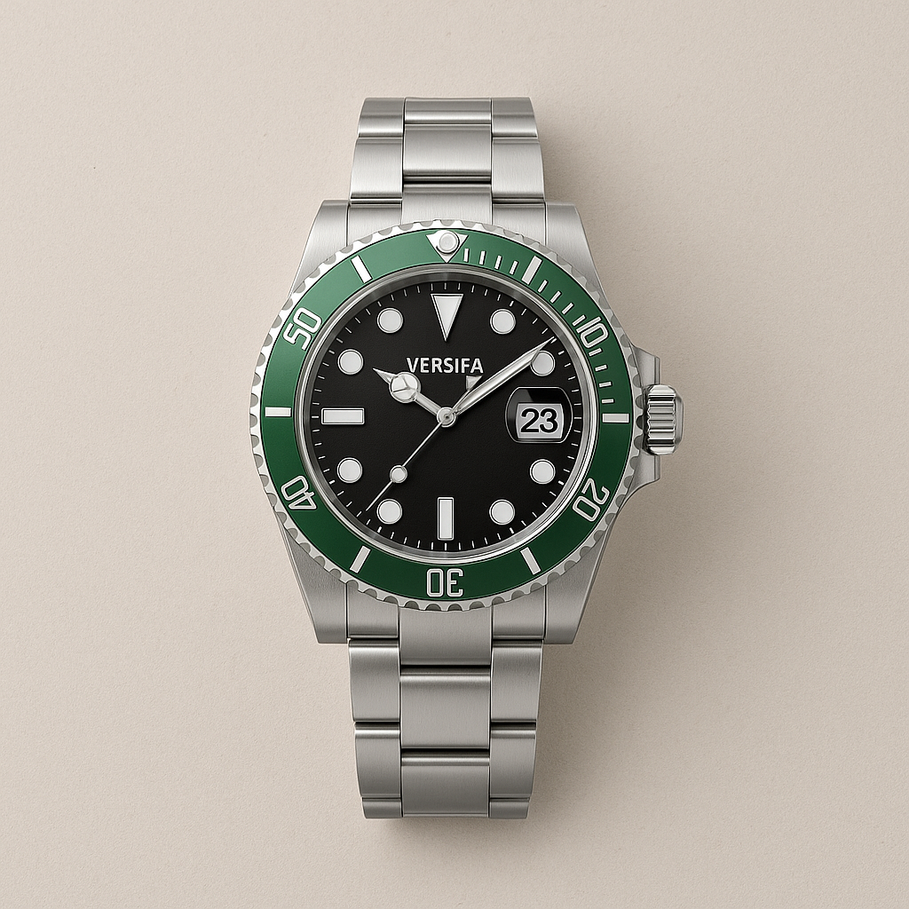 Watch Versifa Watch Black Steel Select