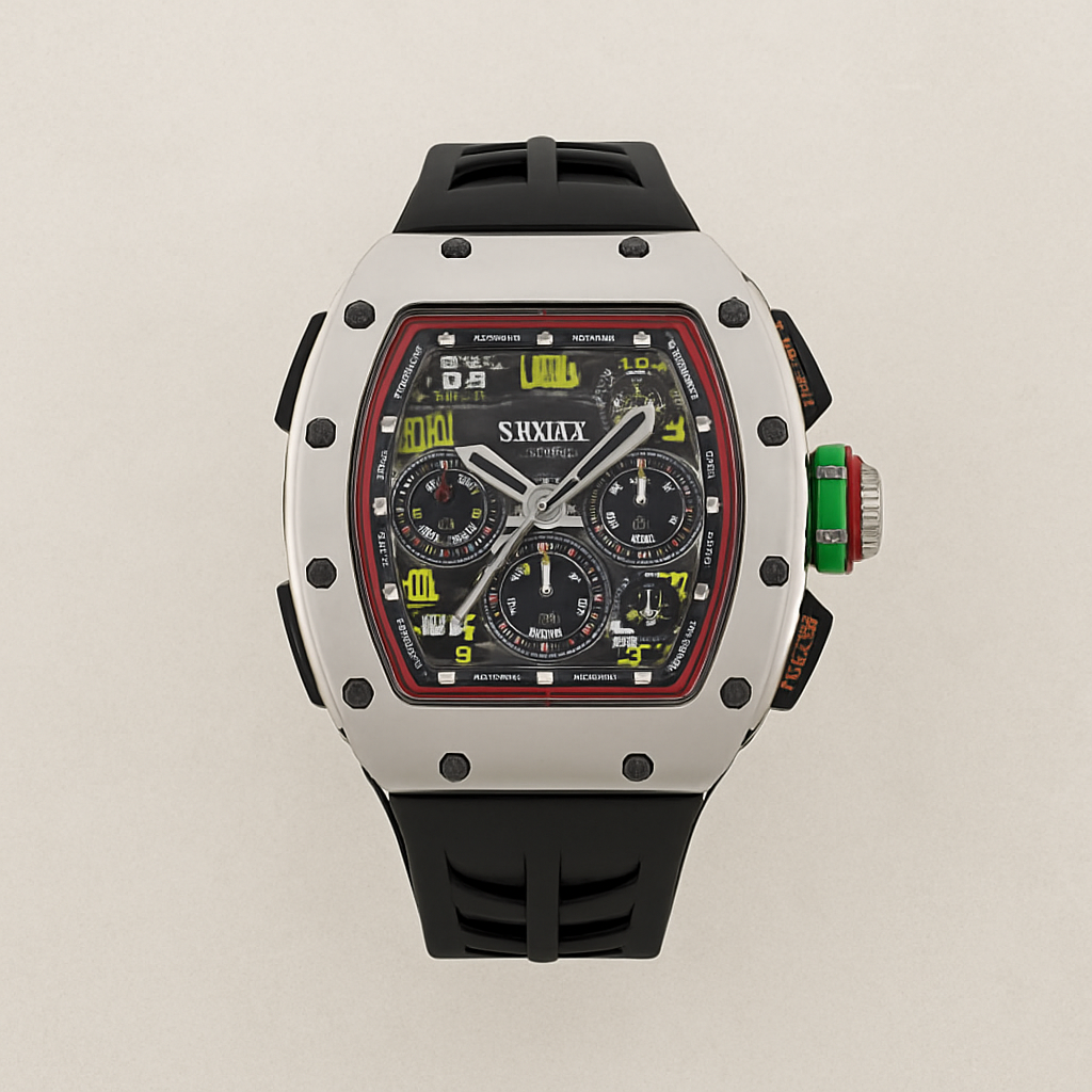 Watch Versifa Watch Red Titanium Line