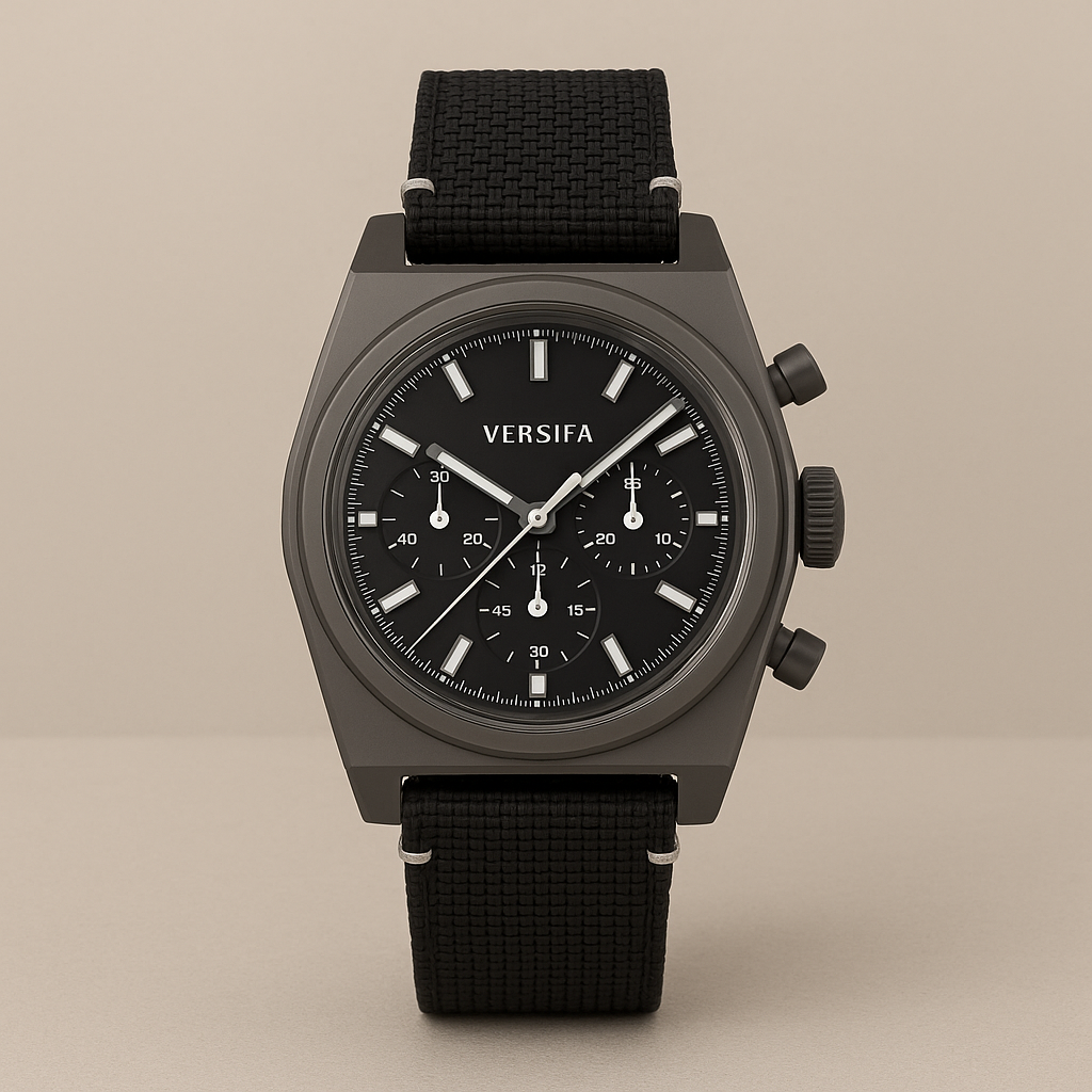 Watch Versifa Watch Black Titanium Classic