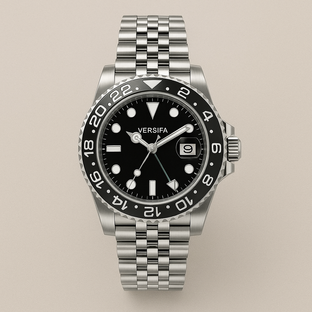 Watch Versifa Watch Black Steel Studio
